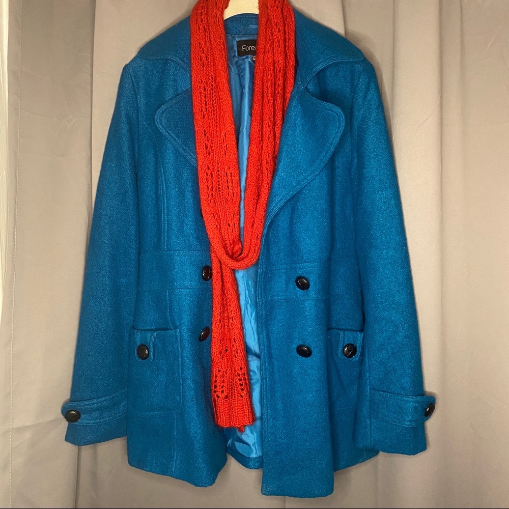 Forever 21 Wool Coat Amy Pond Alt